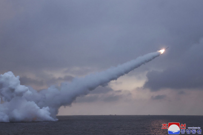 北韩一周内第3度发射潜射巡航导弹。美联社