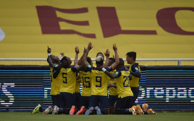 厄瓜多爾四輪轟入十三球，是南美賽區最多。AP
