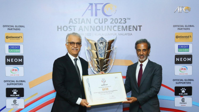 亞洲足協今日公布卡塔爾將主辦亞洲盃決賽周。亞洲足協Facebook圖片