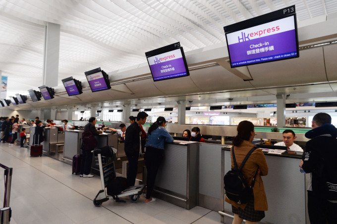 香港快运航空取消多班航班。