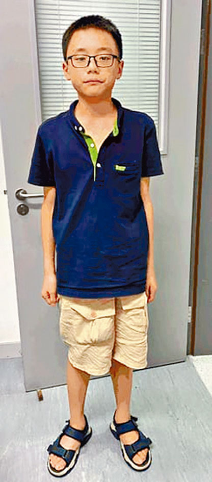 12岁「双非童」陈泓儒10日前，被遗弃在广华医院内。