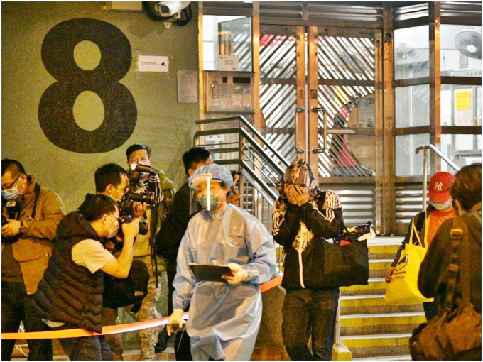 葵盛西邨第8座在過去14天，共有12名居民確診。