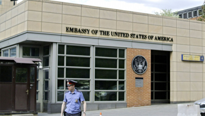美駐俄大使館籲國民計畫撤離。AP資料圖片