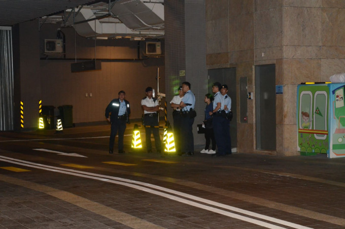 警方到场调查。李子平摄