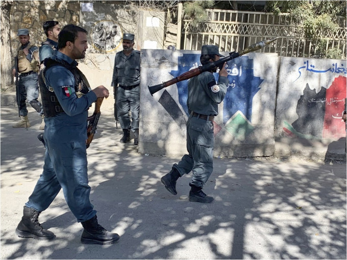 阿富汗一间大学遭遇恐怖袭击。AP图片