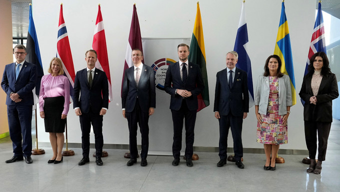波羅的海-北歐合作（NB8）外長會議在立陶宛考納斯市舉行。路透