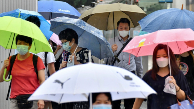 天文台发特别天气提示指大骤雨及雷暴正影响新界部分地区。资料图片