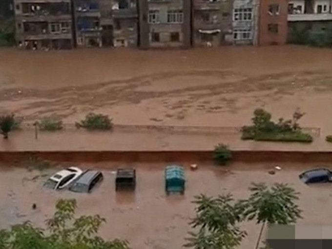 重慶市綦江嚴重水浸。網圖