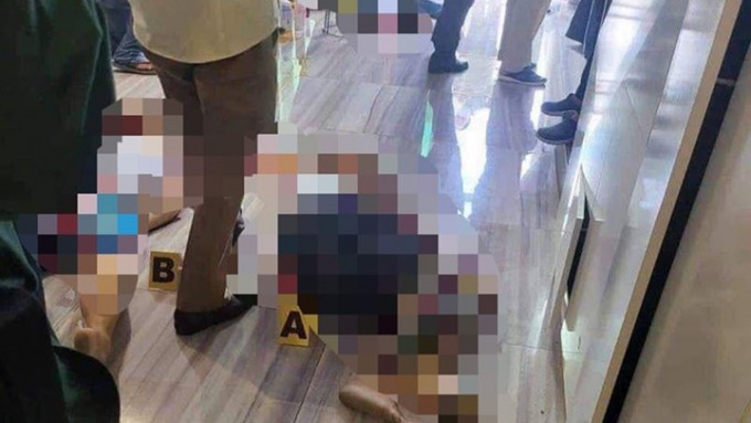 柬埔寨金邊公寓爆槍擊案，3名台灣男子被擊斃。網上圖片