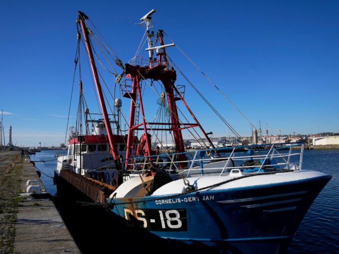 法国扣押一艘英国渔船 两国渔业危机升温。AP图片