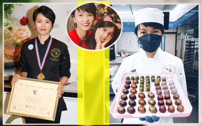 GiGi考獲應屆「法國ICDE糕餅烹飪藝術文憑課程」，可憑證書在法國做執業廚師或開設餐廳的資格。