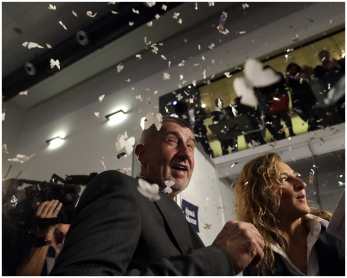 捷克候任總理巴比什 (Andrej Babis)。AP圖片