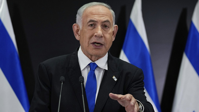 以色列总理内塔尼亚胡（图）改变主意，让被撤职防长加兰特复职。AP