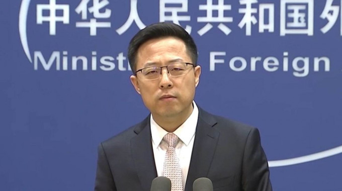 中国外交部发言人赵立坚。