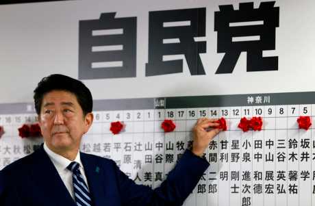 日本首相安倍晉三。AP