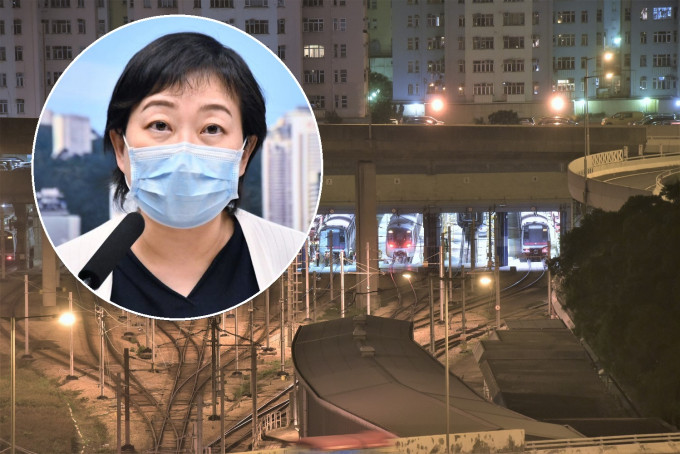 港鐵九龍灣車廠小型爆發。資料圖片