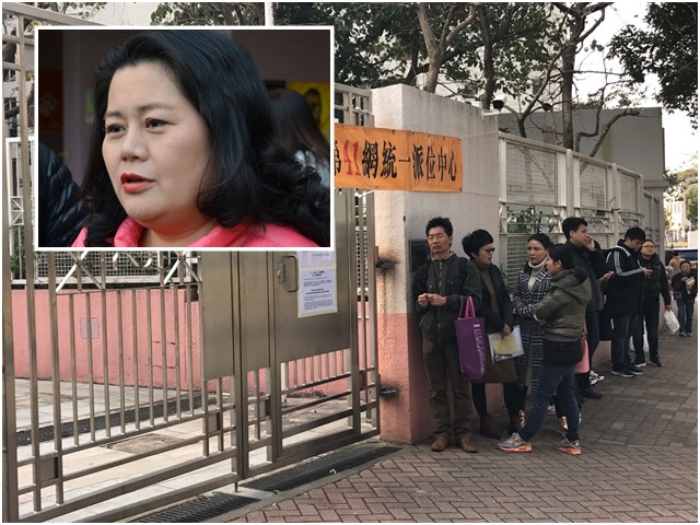 新移民家长李小姐不认同单非及双非学童分薄本地学额，「这个世界很公平，有竞争才有进步，不抢哪来进步？」