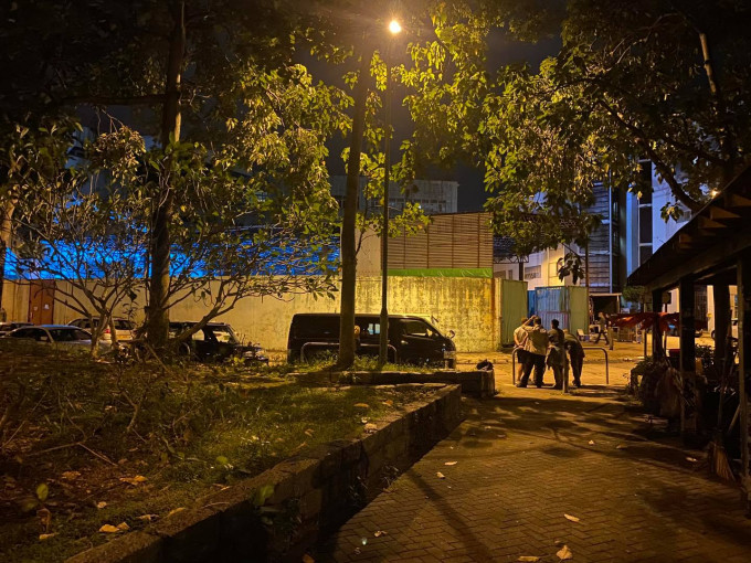 西貢有倉庫在周一晚上傳出爆炸巨響。梁衍忻FB圖片
