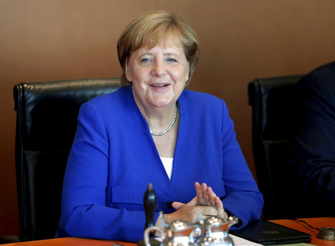 德國總理默克爾明天展開為期兩日訪問中國。AP圖片