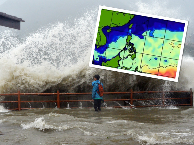 南海北部的热带气旋潜热过低不利风暴。资料图片