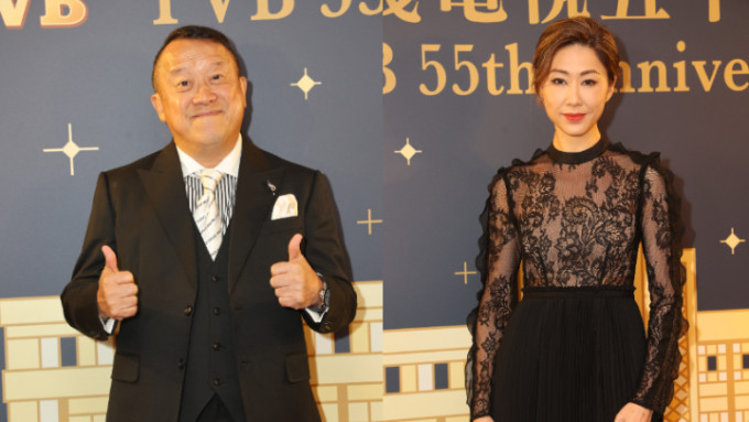 TVB  55周年晚宴丨曾志偉《獎門人》樂意輸畀《下流》 胡定欣避答《廉政狙擊》「被消失」