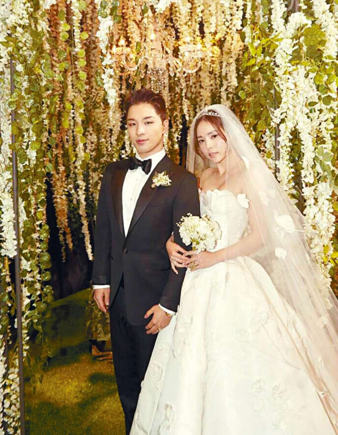 BIGBANG成員太陽與女星閔孝琳結婚3年，昨終傳出首當父母喜訊。