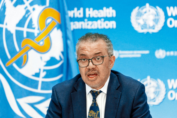 世總幹事譚德塞指，新冠疫情全球生緊急狀態結束。