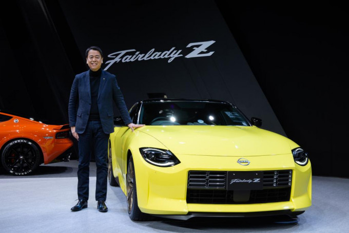 日產車廠社長內田誠，在上周東京改裝車展講解新一代Fairlady Z特色。