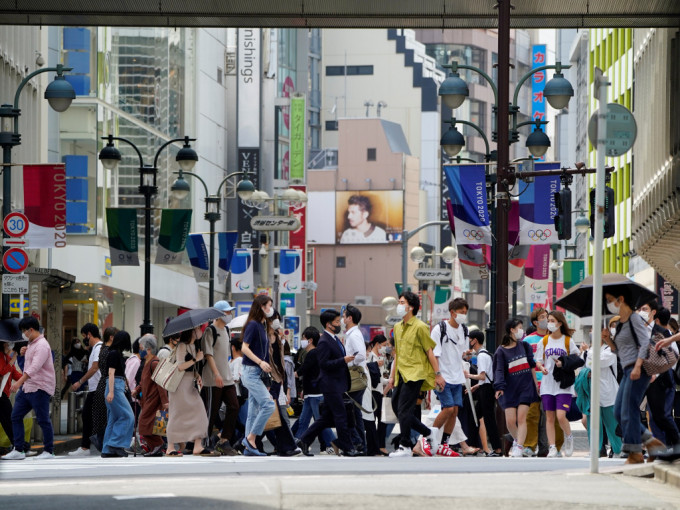 日本人口連續15年減少  外國人首逾300萬人創新高。（圖為東京街景。路透社）