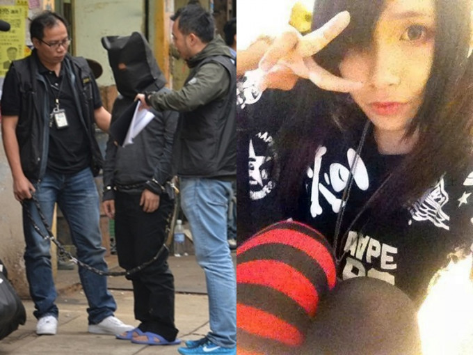 被告劉璋輝（左）及被害少女郭惠明。資料圖片