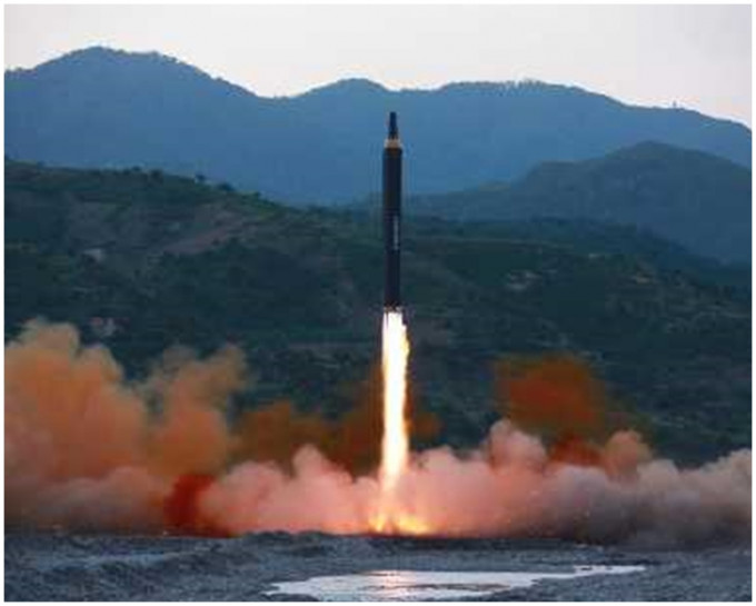 北韓早前曾多次試射導彈。AP