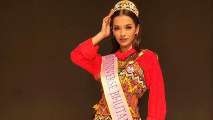 首名代表不丹参选环姐的佳丽扎西却登，盼能为性小众发声。网上图片