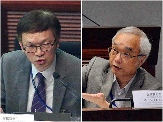 廖振新(左)及謝展寰料將出任副局長。