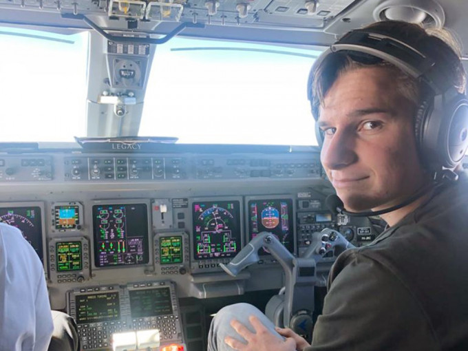18歲兒奧利華‧德門（Oliver Daeman）將於本月下旬參與太空旅遊計畫。AP資料圖片