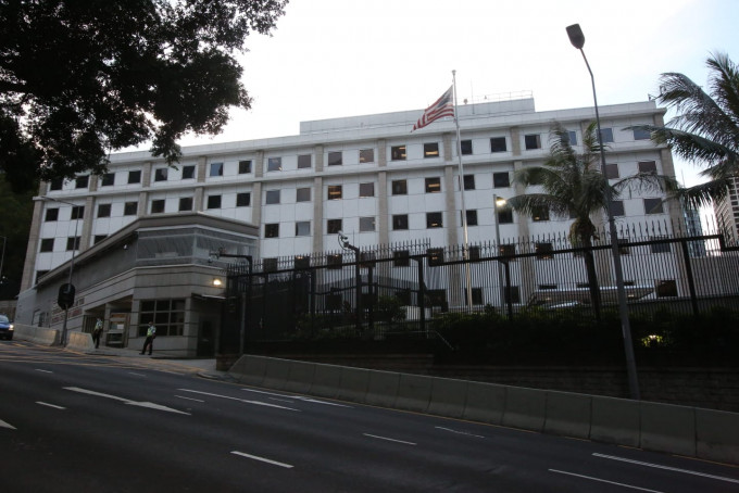 美国驻港总领事馆。