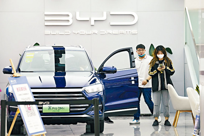 比亞迪成為以色列今年首5個月最暢銷電動汽車品牌。