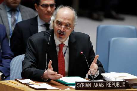 叙利亚驻联合国大使杰佛利。新华社