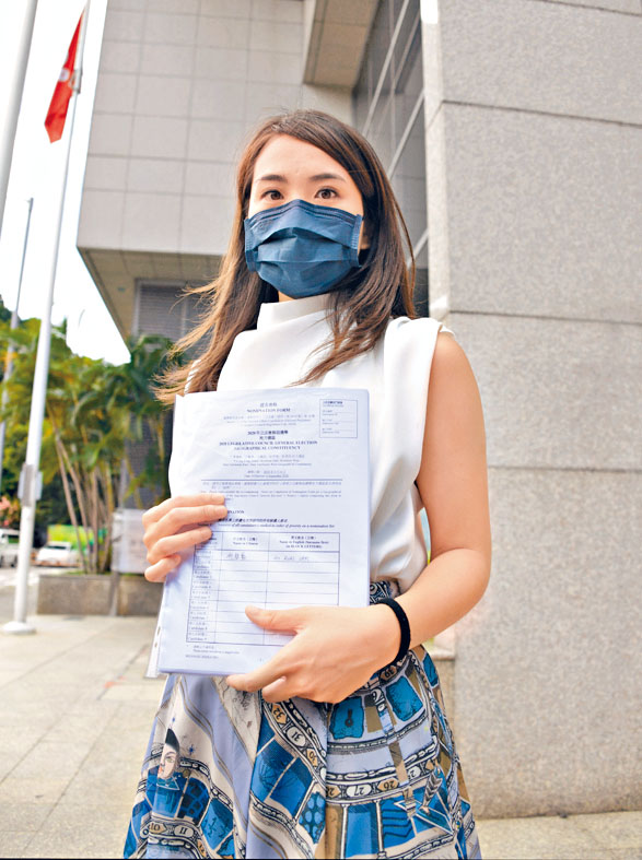 正還柙的女被告何桂藍，申請放寬保釋報道限制遭拒。