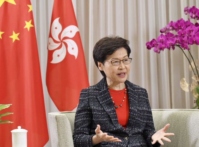 林郑月娥表示，香港进入官商合作新布局或新时代。资料图片