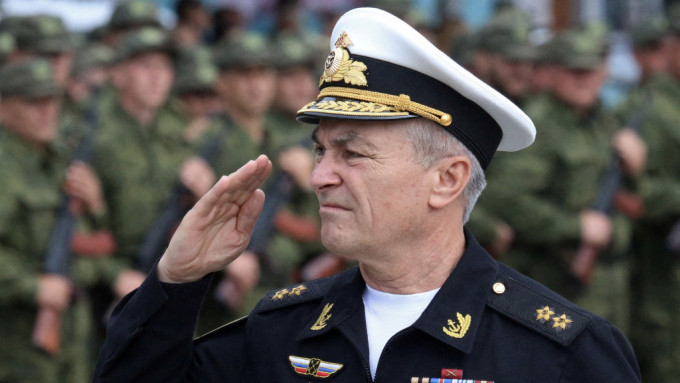俄羅斯黑海艦隊司令維克托·索科洛夫，攝於2022年9月。 路透社