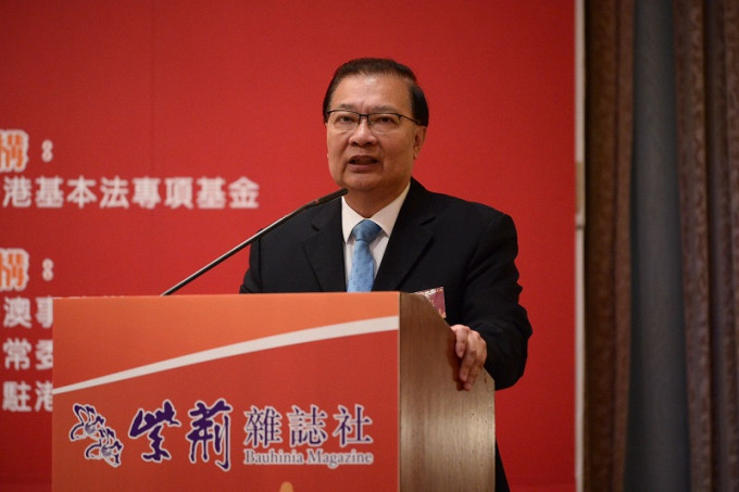 谭耀宗支持林郑参与大湾区领导小组。