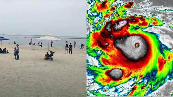 超强台风「奥鹿」将于今天傍晚到夜间在菲律宾吕宋岛登陆。网上图片