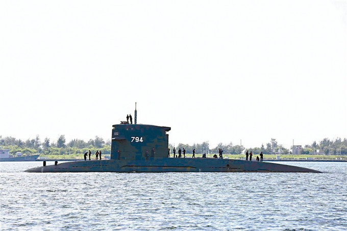 台湾现有剑龙级海虎潜艇。