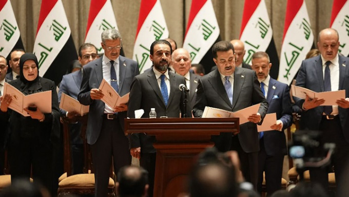 蘇達尼當選伊拉克總理，結束當地政治僵局。新華社圖片