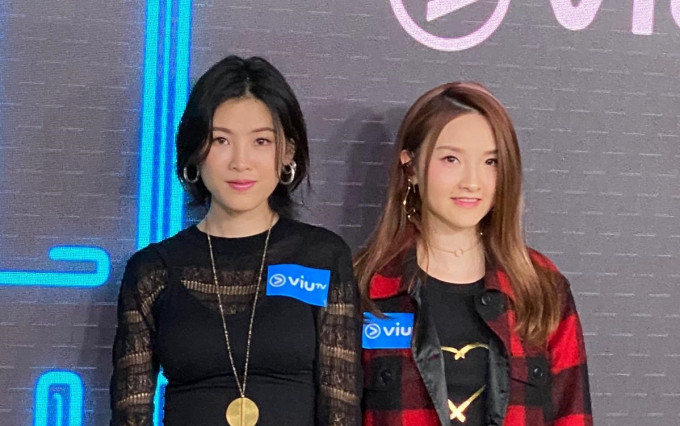 疫情影响艺人工作，林欣彤（右）和陈蕾已经好耐无公开表演。