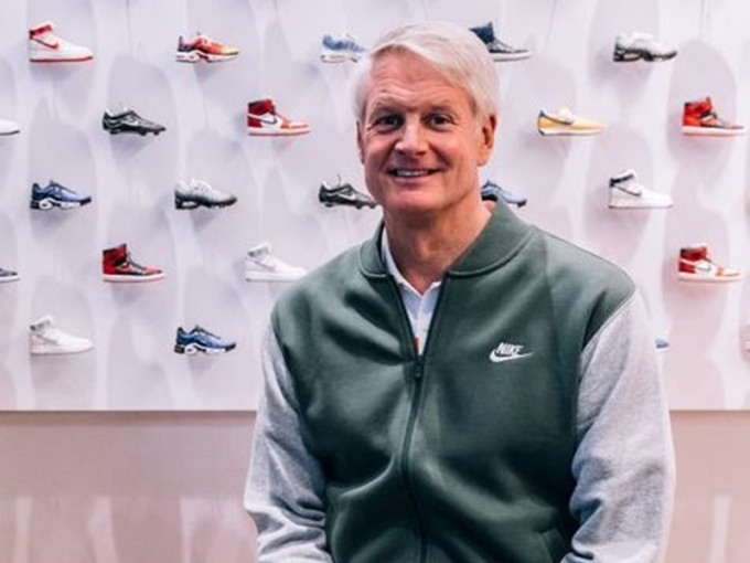 多纳霍指Nike如今是中国最大的运动品牌。AP资料图片