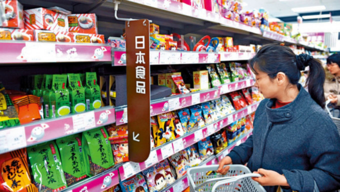 內地加強對日本進口食品的檢查。