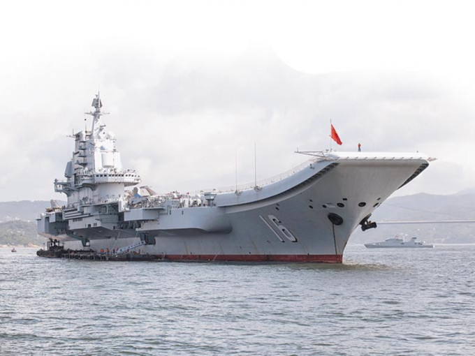 中國航空母艦遼寧艦。新華社資料圖片