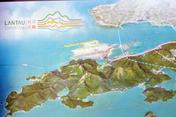 政府早年提出「明日大屿」计画。资料图片