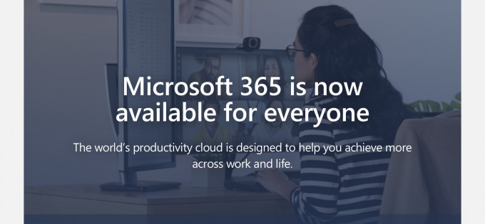 Microsoft亦宣布4月21日推出Microsoft 365的個人及家庭版本，除了原來Office 365功能，加進更多AI，進軍消費市場。